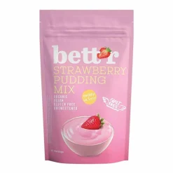 Bett'r Pudding En Pannenkoek*Aardbeien Pudding Mix - 150g - BIO