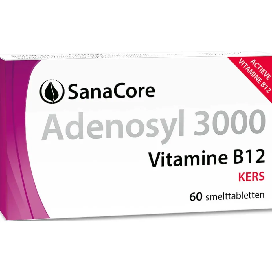 Sanacore Stress | Immuunsysteem*Adenosyl 3000 Vitamine B12 60 tabletten zonder foliumzuur