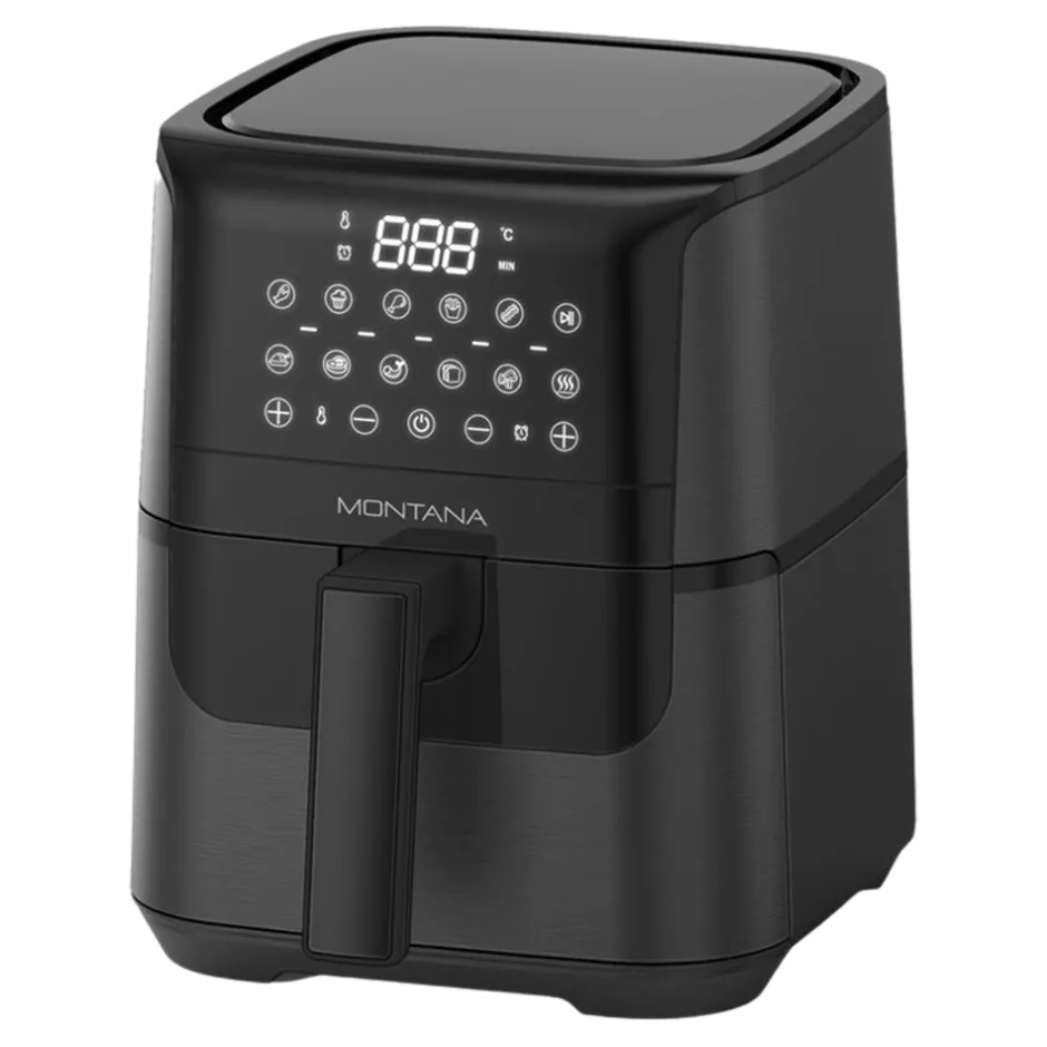 Montana Airfryer*Airfryer MF-340 Compact - 4lt - Keramisch en Gifvrij