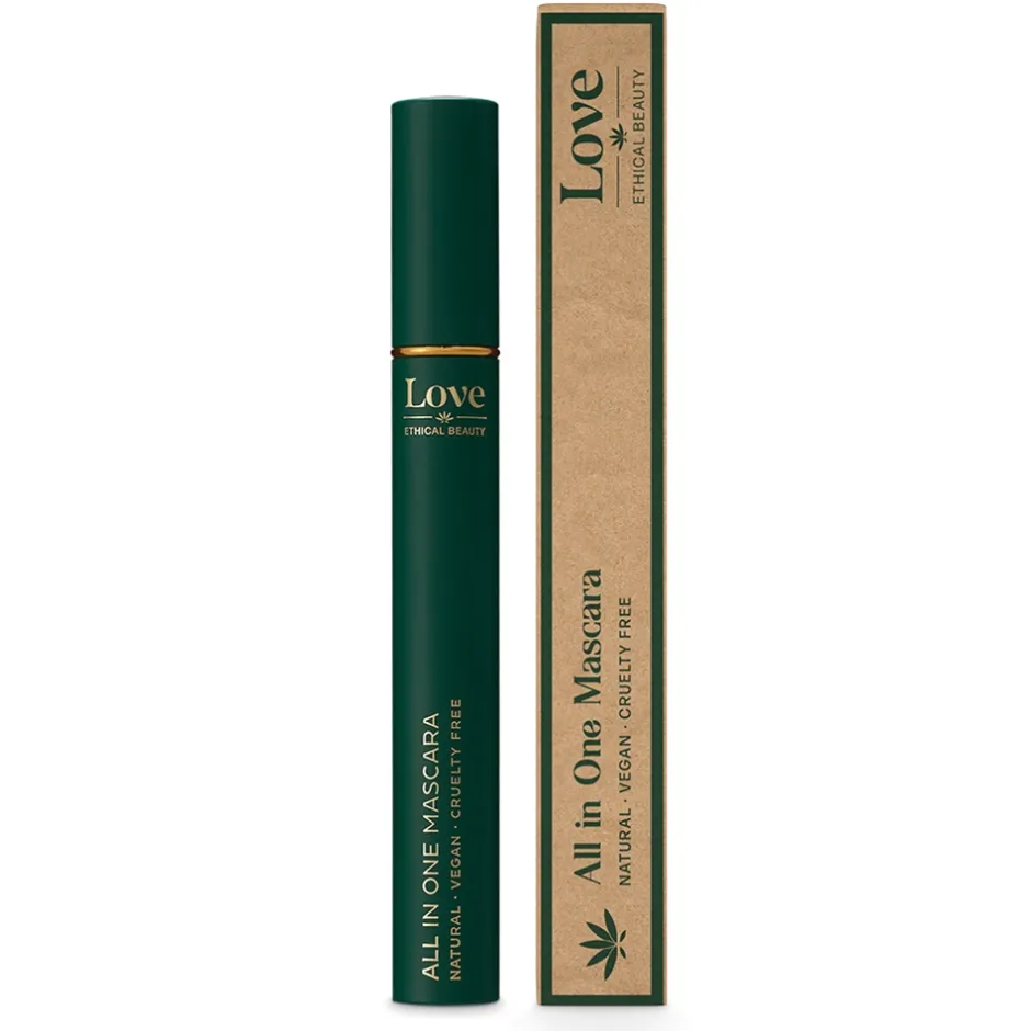 Love Ethical Beauty Ogen/Mascara*All-in-One Mascara - Waterbestendig - Zwart - 9ml