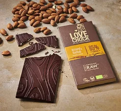 Lovechock Chocolade*Amandel / Baobab tablet 85% - 70g - BIO