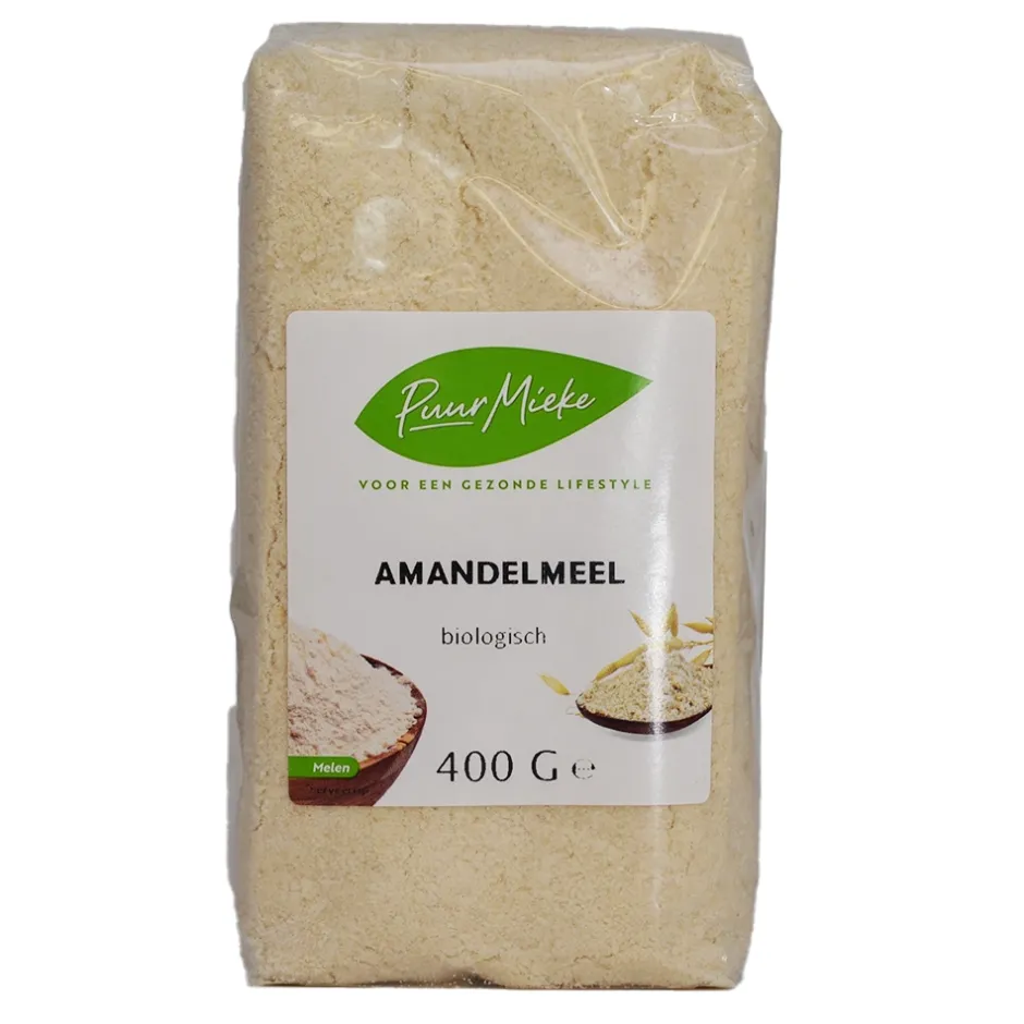Puur Mieke Glutenvrij Meel | Glutenvrij Bakmeel*Amandelmeel - 400g - BIO