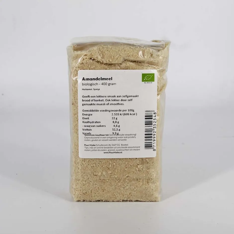Puur Mieke Glutenvrij Meel | Glutenvrij Bakmeel*Amandelmeel - 400g - BIO