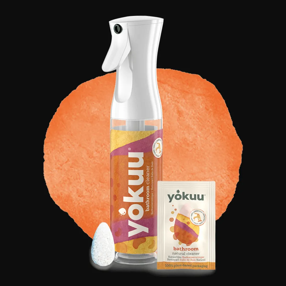 YOKUU Schoonmaakproducten | Schoonmaakproducten*Badkamerreiniger Startkit - 1 Sprayfles + 1 Parel