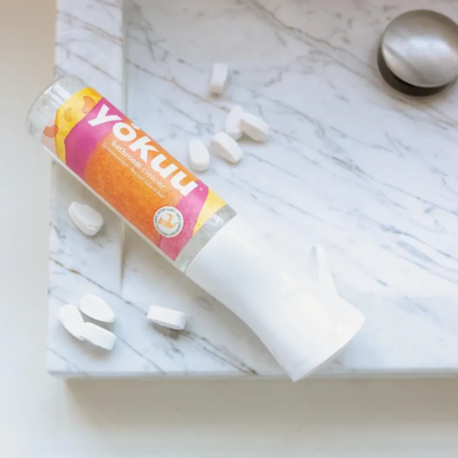 YOKUU Schoonmaakproducten | Schoonmaakproducten*Badkamerreiniger Startkit - 1 Sprayfles + 1 Parel