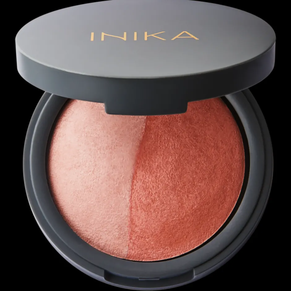 INIKA Gezicht/Blush*Baked Blush Duo - Burnt Peach - 6.5g - BIO