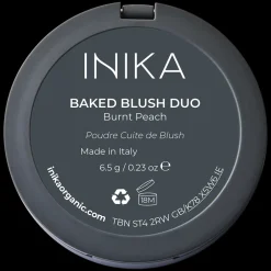 INIKA Gezicht/Blush*Baked Blush Duo - Burnt Peach - 6.5g - BIO
