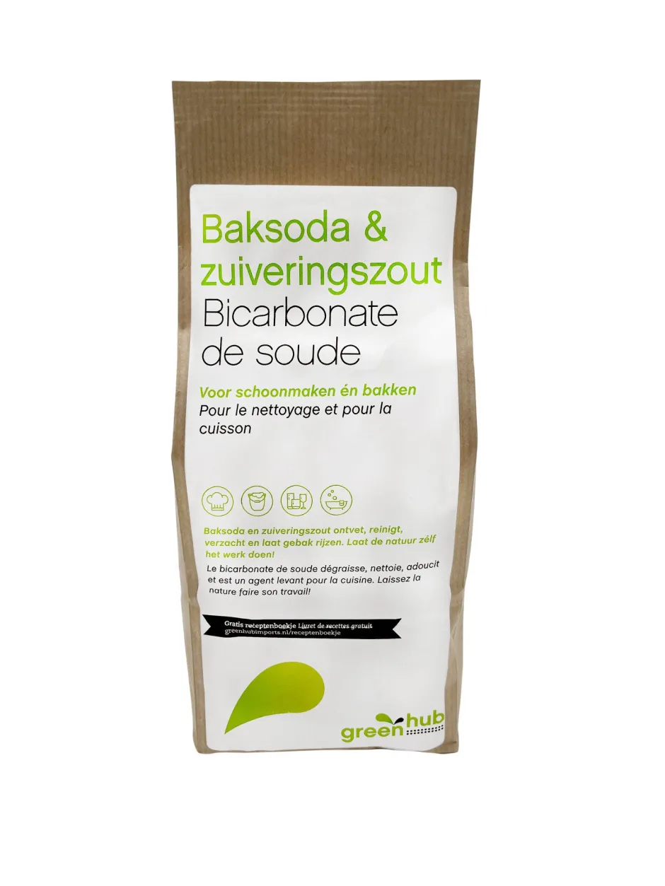 GreenHub Schoonmaakproducten | Schoonmaakproducten*Baking Soda / Zuiveringszout - 1kg