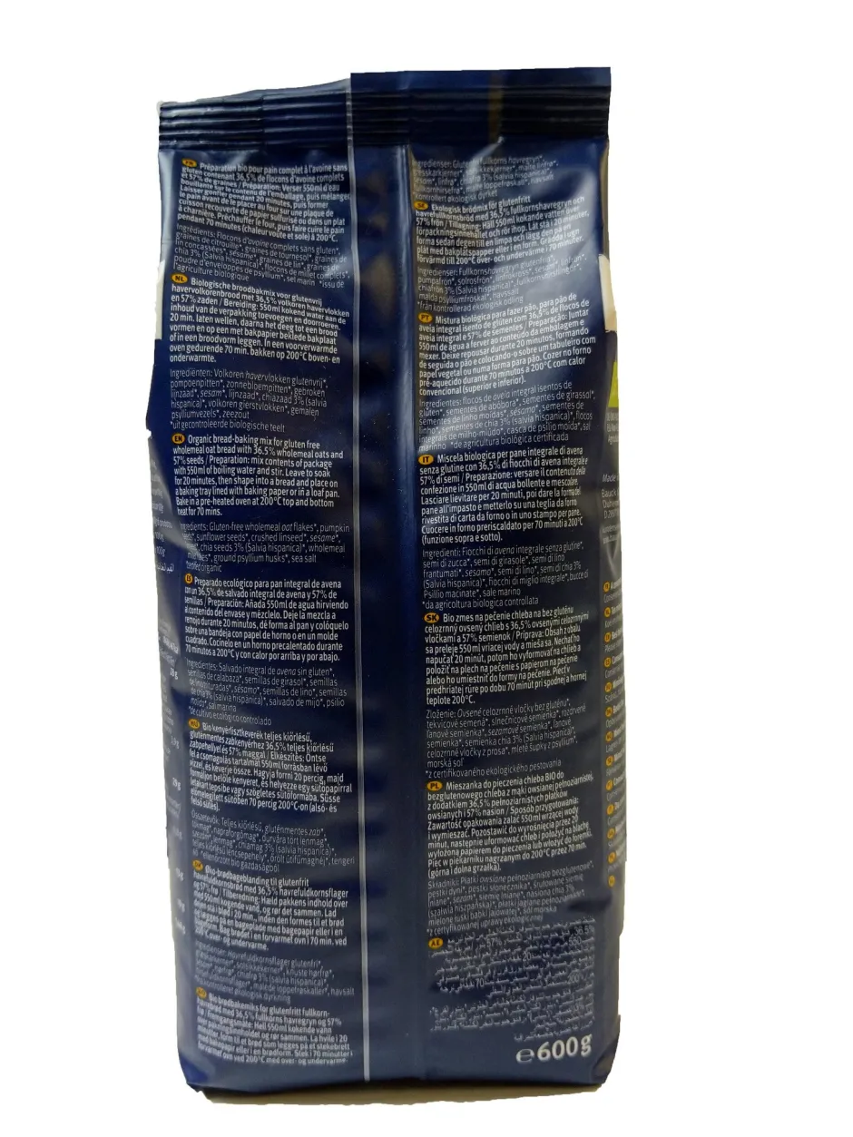 Bauckhof Broodmixen*Bakmix voor Havervolkorenbrood - 600g - BIO