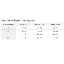 Boody Heren Ondergoed*Bamboe Boxershort Heren - Zwart - Naadloos