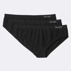 Boody Dames Slips*Bamboe Hipster - Zwart