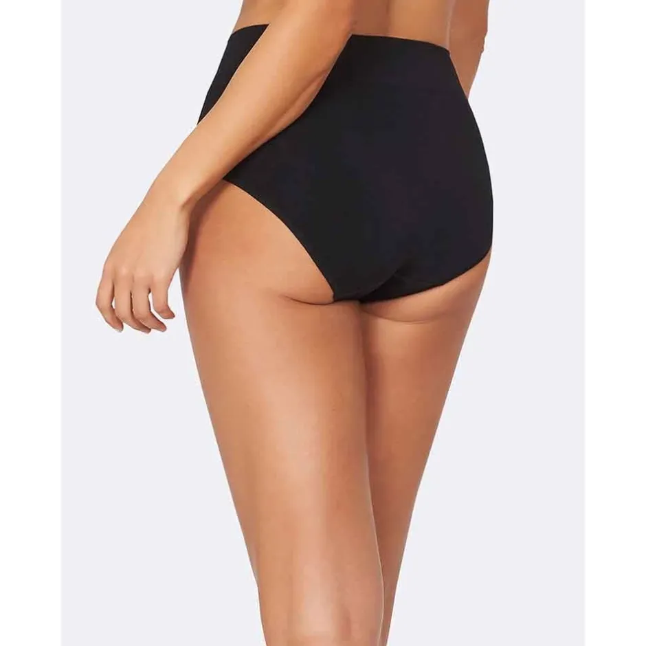Boody Dames Slips*Bamboe Slip - Hoge Taille - Zwart