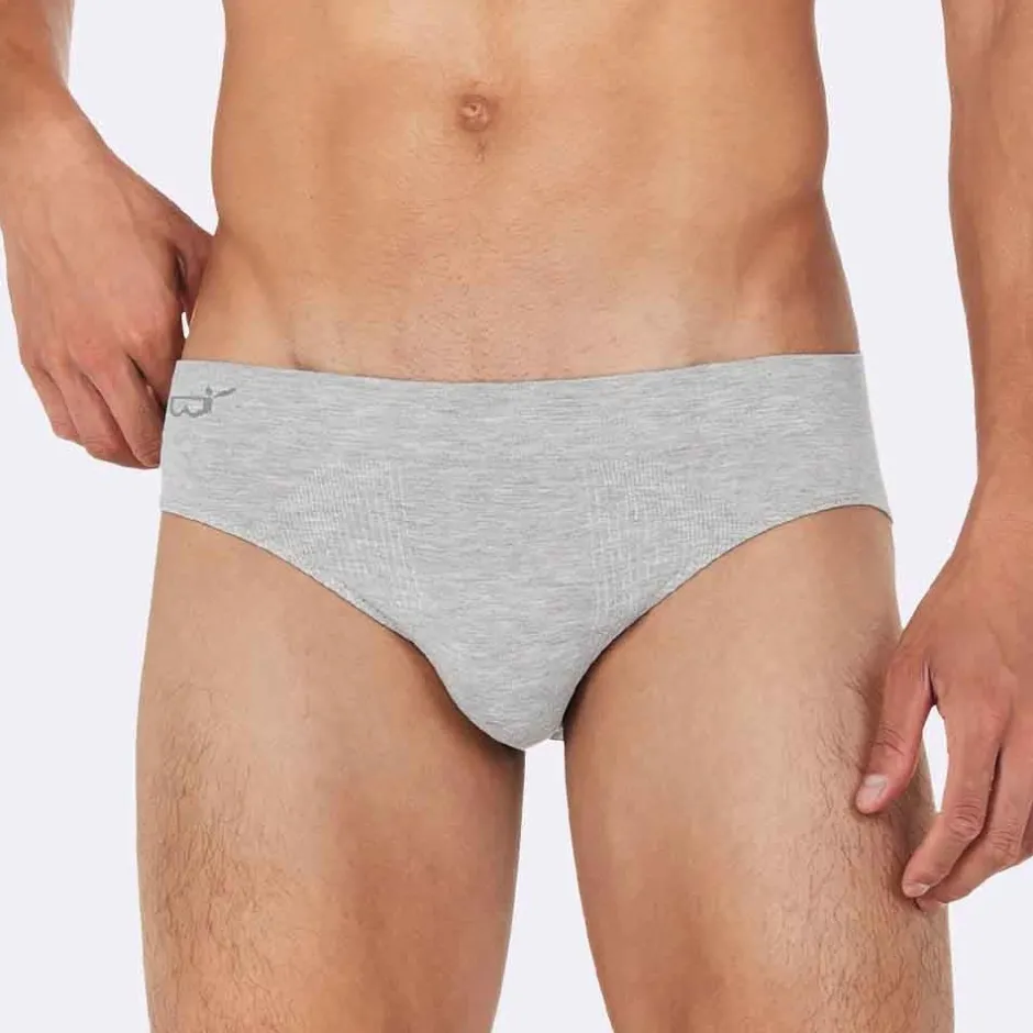 Boody Heren Ondergoed*Bamboe Slip Heren - Lichtgrijs
