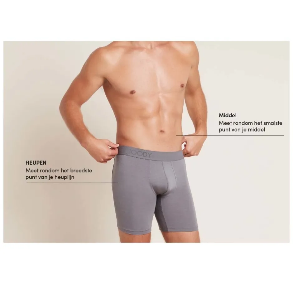 Boody Heren Ondergoed*Bamboe Slip Heren - Lichtgrijs