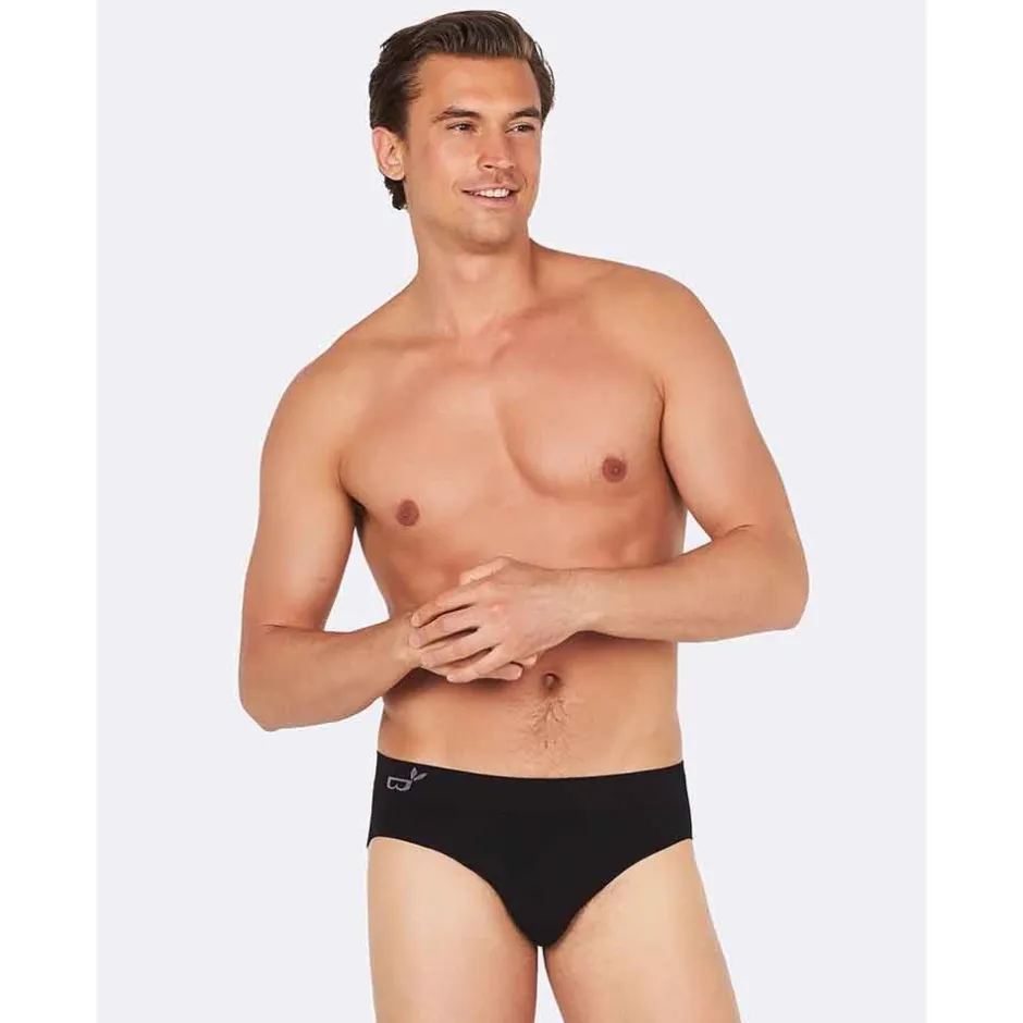 Boody Heren Ondergoed*Bamboe Slip Heren - Zwart