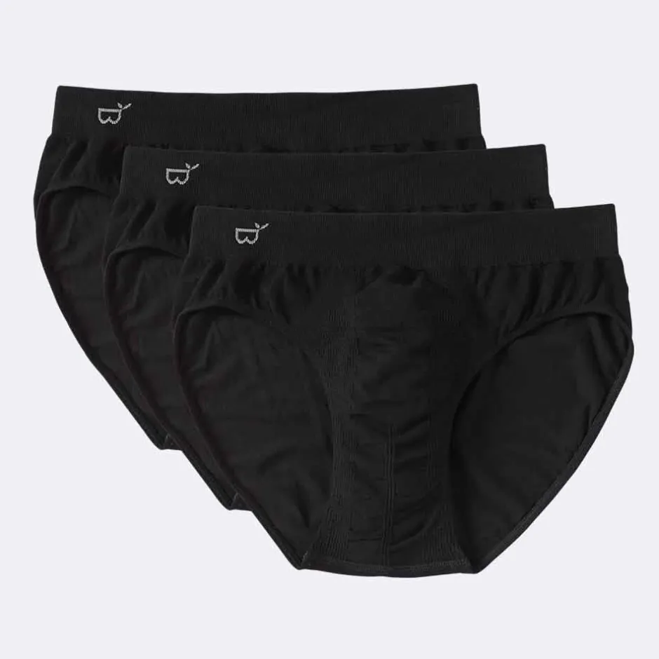 Boody Heren Ondergoed*Bamboe Slip Heren - Zwart