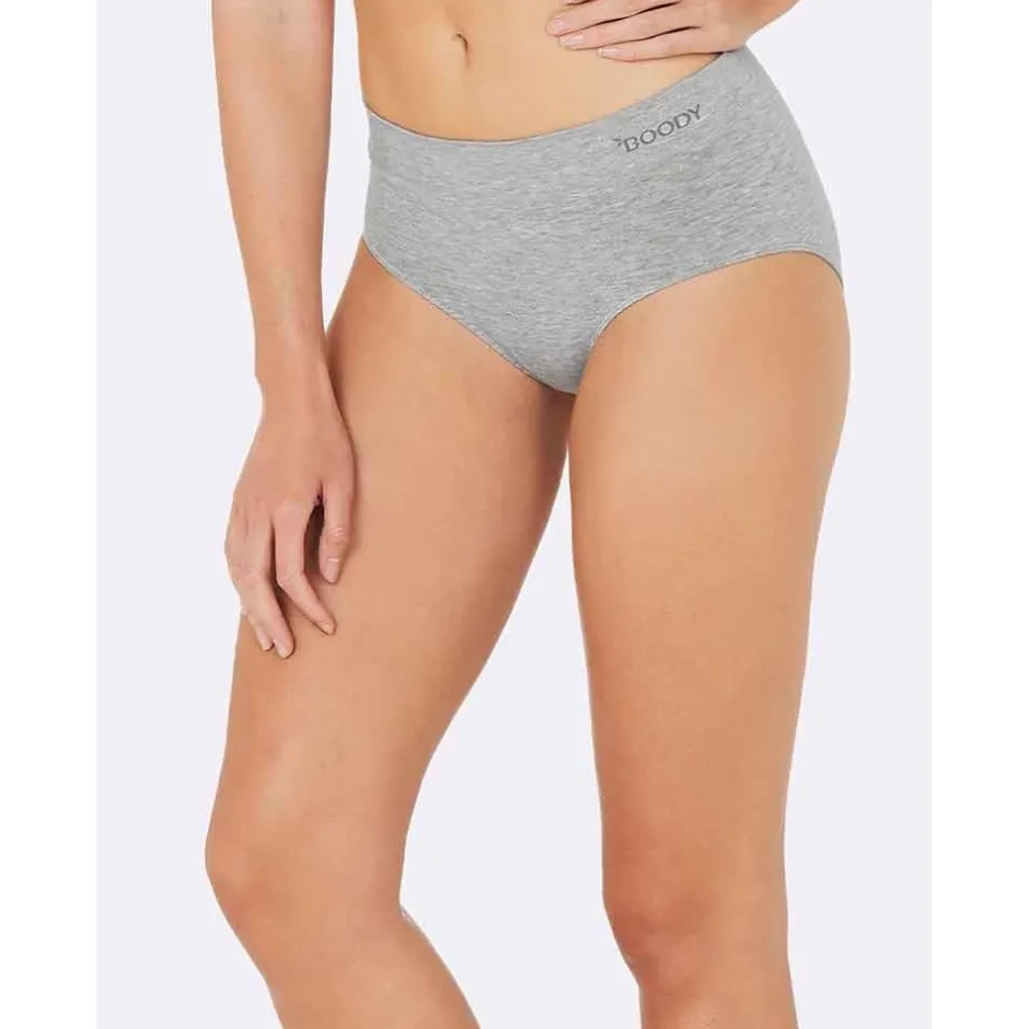 Boody Dames Slips*Bamboe Slip Midi - Lichtgrijs