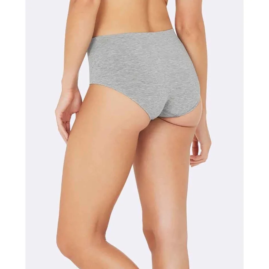 Boody Dames Slips*Bamboe Slip Midi - Lichtgrijs