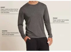 Boody Shirts | Heren Ondergoed*Bamboe T-Shirt Heren - V-hals Zwart