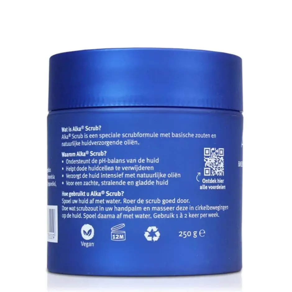 Alka Ontzuren | Lichaamsverzorging*Basische Olie-Zout Scrub - 250g