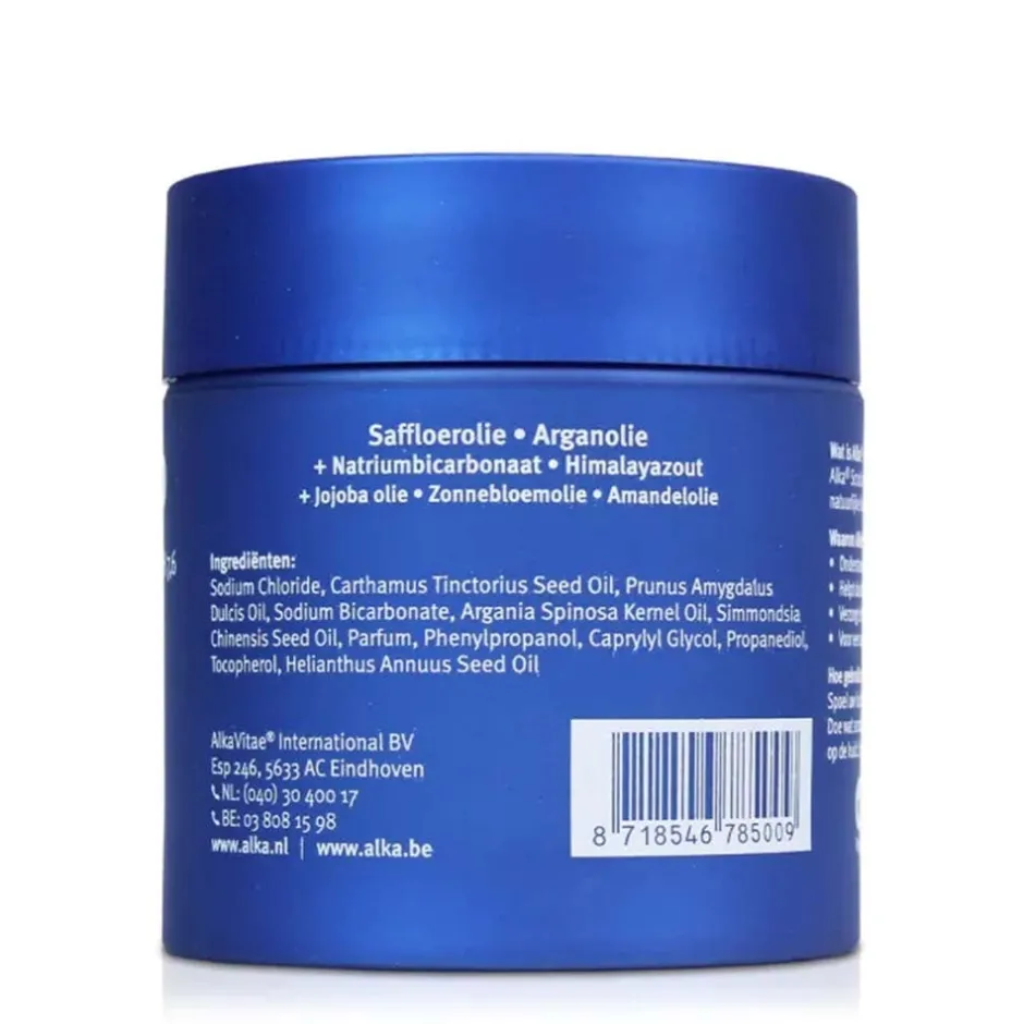 Alka Ontzuren | Lichaamsverzorging*Basische Olie-Zout Scrub - 250g