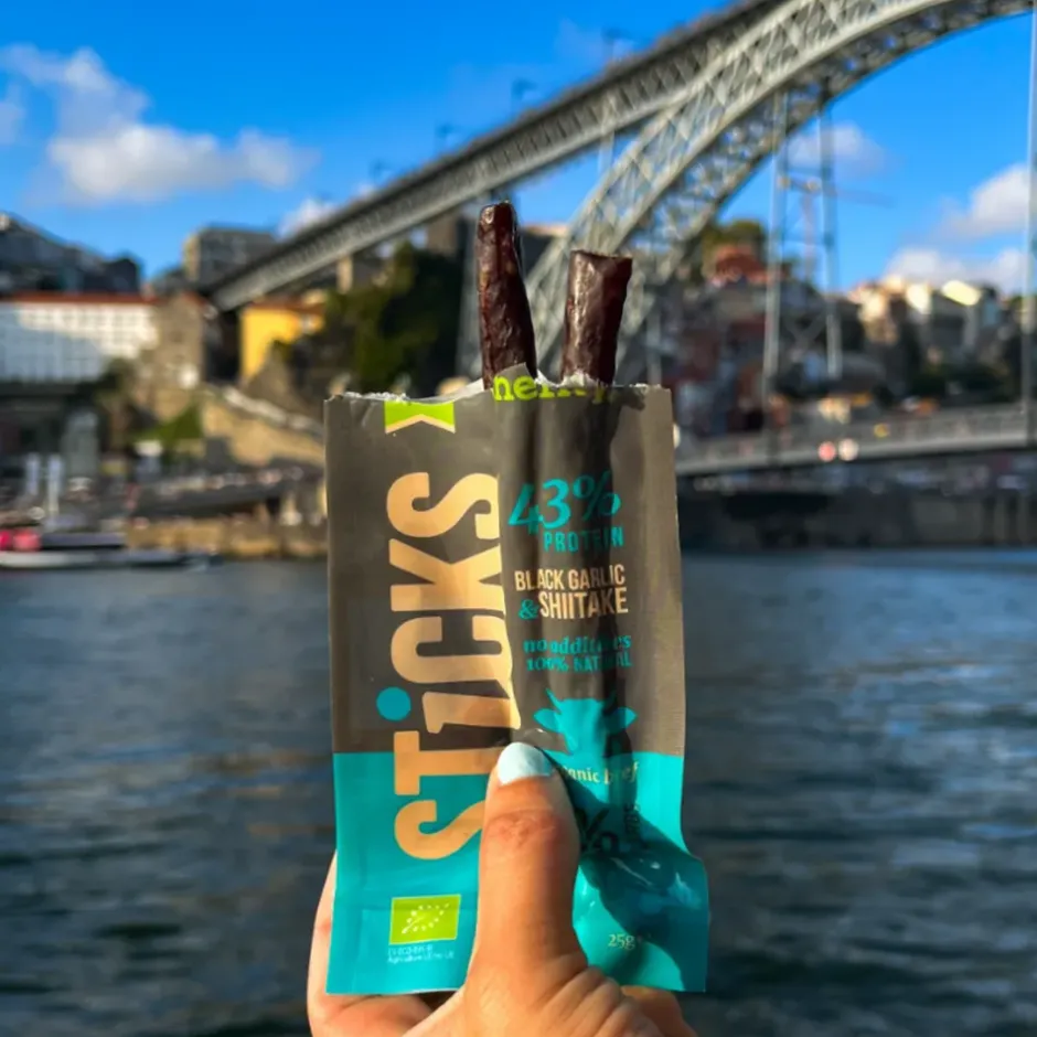 Cherky Repen | Biltong & Beef Jerky*Beef Sticks - Zwarte Knoflook & Shiitake - 25g - BIO