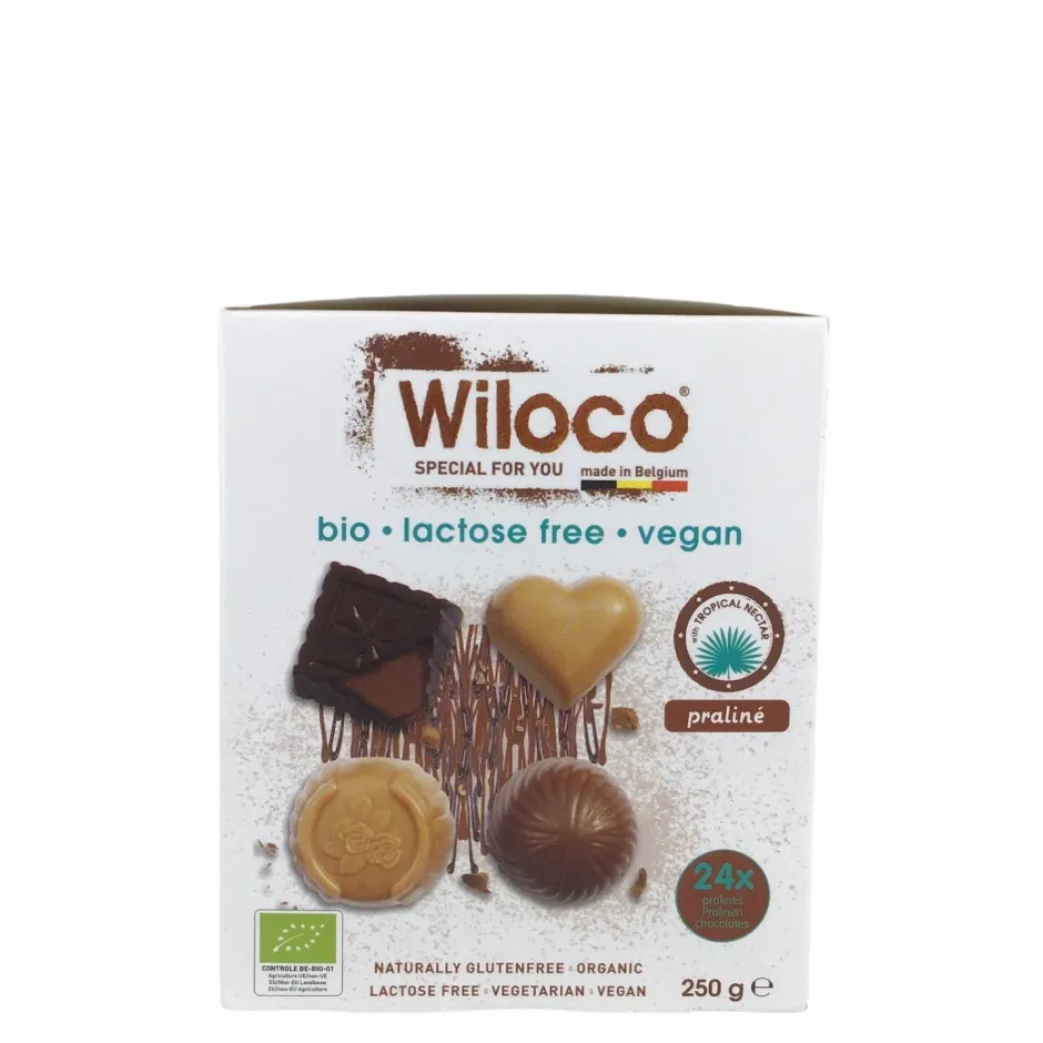 Wiloco Chocolade*Belgische Bonbons met Pralinevulling - 250g - BIO