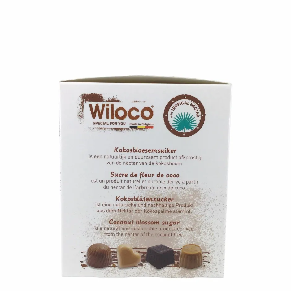 Wiloco Chocolade*Belgische Bonbons met Pralinevulling - 250g - BIO