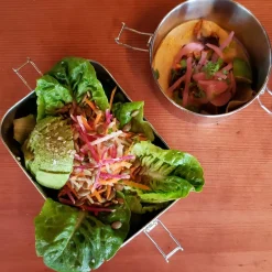 ECOlunchbox Rvs Lunchtrommels | Bewaren En Meenemen*Bento Wet Box Large Rectangle - 1200ml