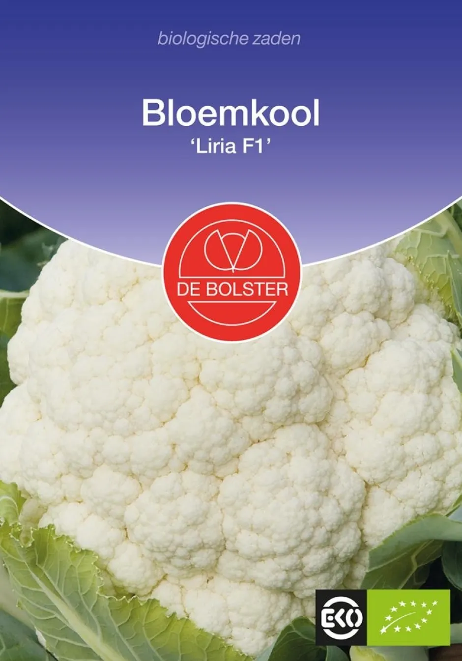De Bolster Groenten | Koolgewassen*Bloemkool 'Liria F1' - 25 zaden - BIO
