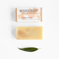 Werfzeep Reiniging | Hand- / Lichaamszeep*Bloesemzeep Biologische Zeep - 100gr