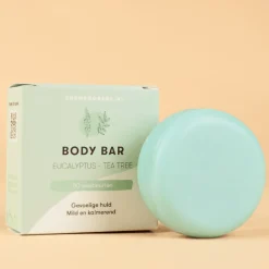 Shampoo Bars Baby & Kind | Hand- / Lichaamszeep*Body Bar Eucalyptus en Tea tree - Verfrissend en verzorgend - 60g