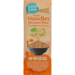 Terrasana Pasta, Pizza En Noodles*Bruine Rijst Noodles met Pompoen en Gember - 250g - BIO