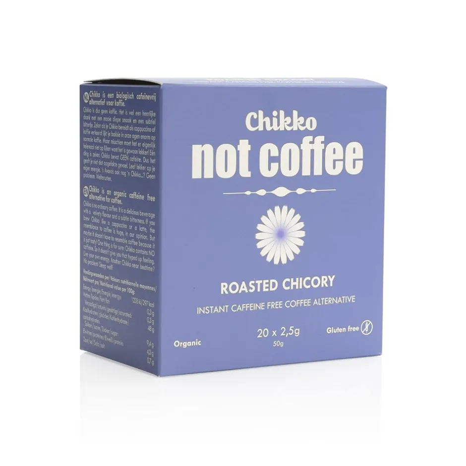 Chikko Not Coffee Nachtrust | Paleo Aip*Cafeïnevrij Alternatief voor Koffie - 20 Sachets - BIO