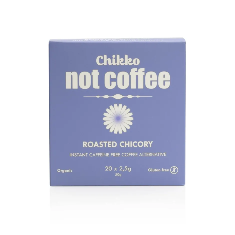 Chikko Not Coffee Nachtrust | Paleo Aip*Cafeïnevrij Alternatief voor Koffie - 20 Sachets - BIO
