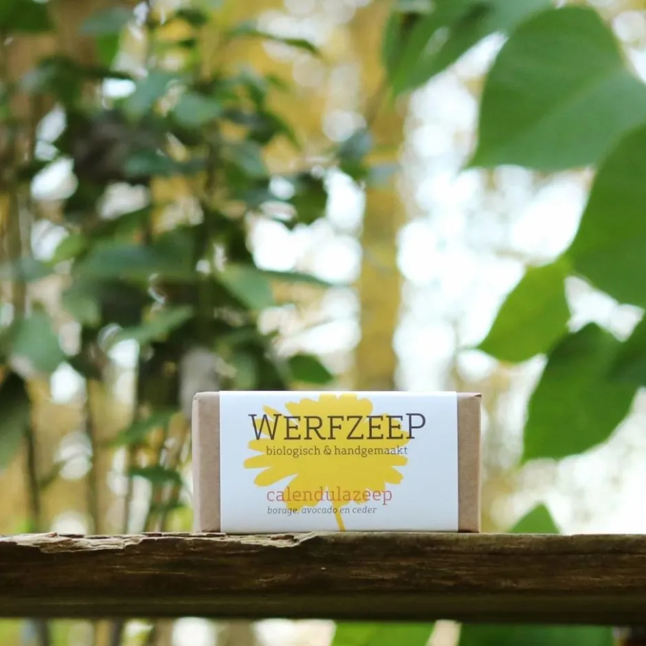 Werfzeep Reiniging | Hand- / Lichaamszeep*Calendulazeep Biologische Zeep - 100gr