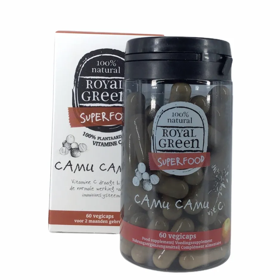 Royal Green Weerstand | Vitamine C*Camu Camu - Vitamine C - 60 vegicaps
