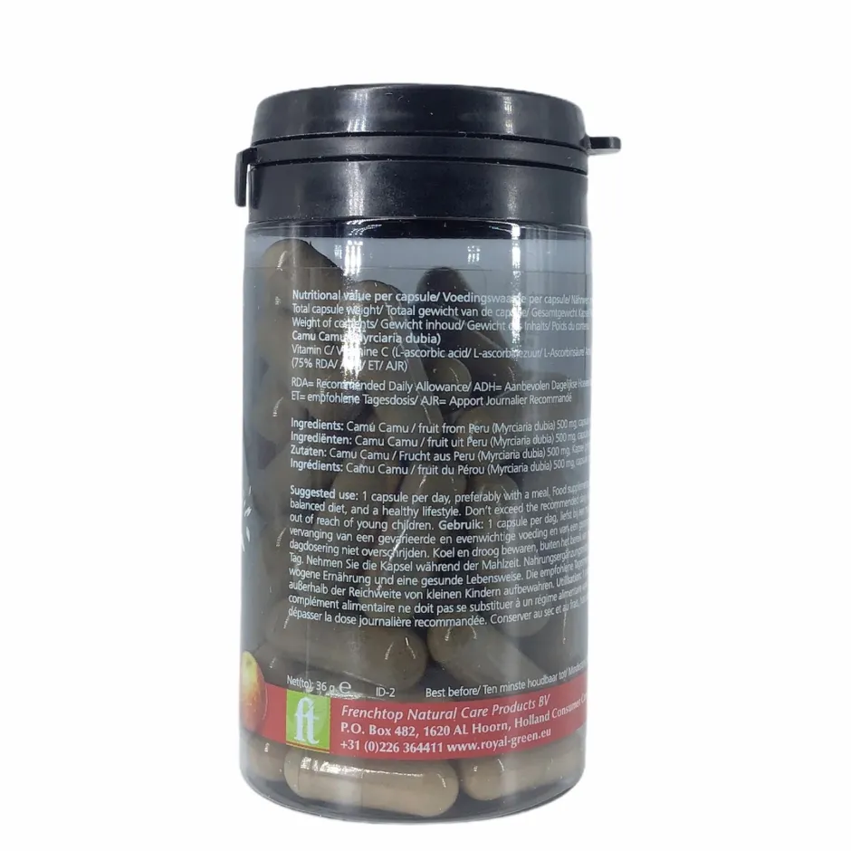 Royal Green Weerstand | Vitamine C*Camu Camu - Vitamine C - 60 vegicaps