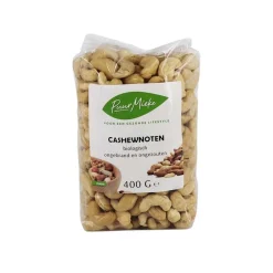 Puur Mieke Fruit & Noten | Biologische Noten*Cashewnoten Rauw - 400g - BIO
