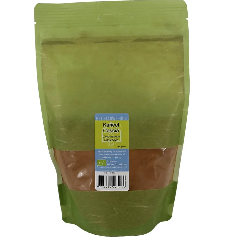 Het Blauwe Huis Kruiden & Specerijen | Paleo Aip*Cassia Kaneel - Stazak - 250g - BIO