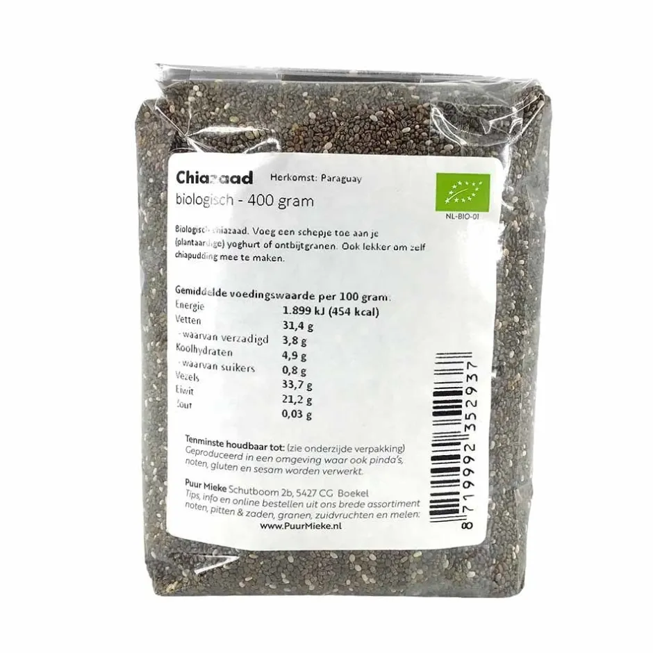 Puur Mieke Zaden | Bessen En Zuidvruchten*Chiazaad - 400g - BIO