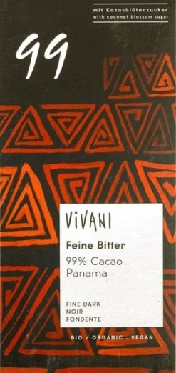 Vivani Chocolade | Cacao*Chocolade 99% 80g-BIO