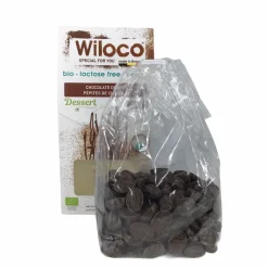 Wiloco Chocolade | Chocolade Druppels*Chocolade Druppels Puur Lactosevrij - 300g - BIO
