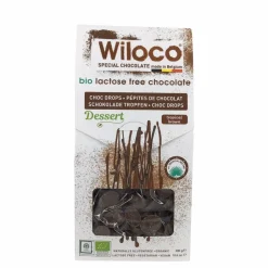 Wiloco Chocolade | Chocolade Druppels*Chocolade Druppels "Melk" Lactosevrij - 300g - BIO
