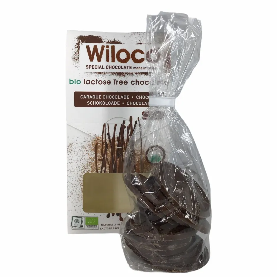 Wiloco Chocolade*Chocoladeflikken Melk en Puur Mix - 150g - BIO