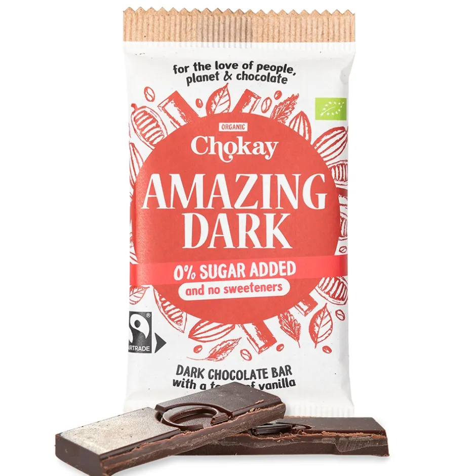 Chokay Chocolade*Chocoladereep - Amazing Dark - 70g - BIO