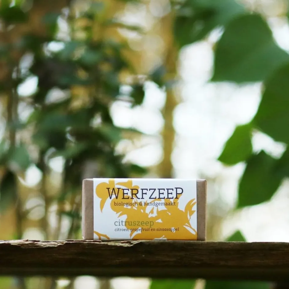 Werfzeep Reiniging | Hand- / Lichaamszeep*Citruszeep Biologische Zeep - 100gr