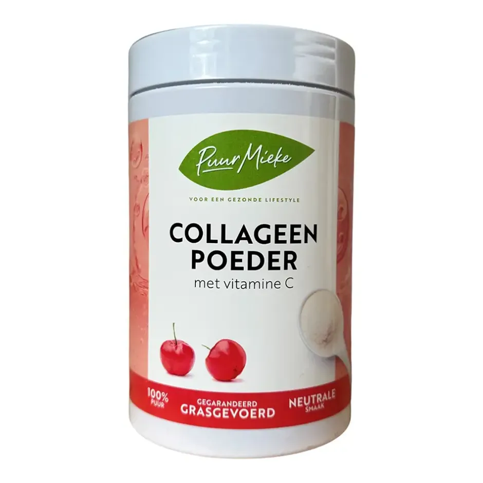 Puur Mieke Rimpels | Puur Mieke Supplementen*Collageen poeder met vitamine C gehydrolyseerd - 300g