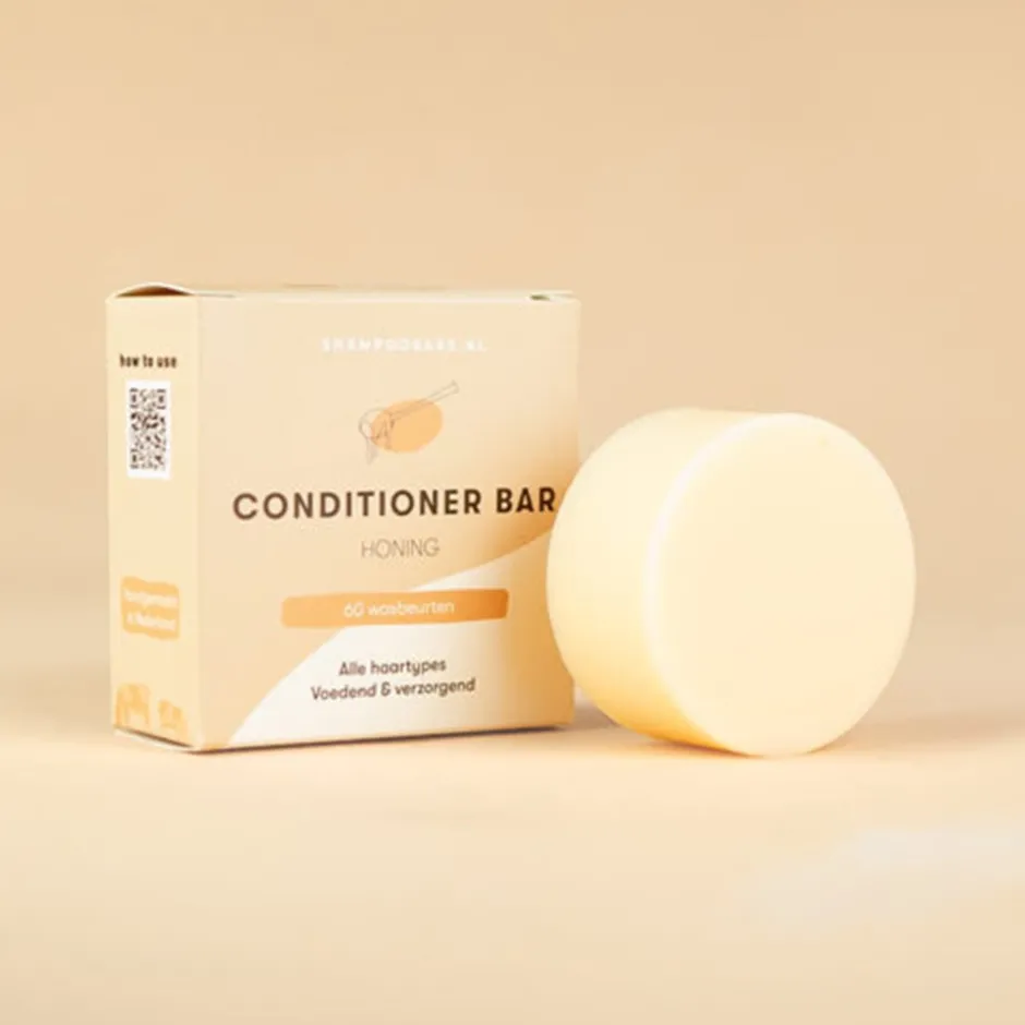 Shampoo Bars Haarverzorging/Shampoo En Conditioner | Conditioner*Conditioner Bar Honing - Droog en krullend haar - 45g