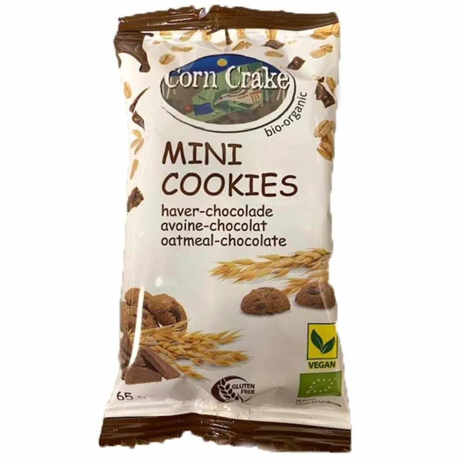 Corn Crake Koekjes*Cookies Haver-Chocolade - BIO